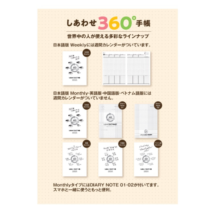 しあわせ360°手帳 作り方・使い方ガイドブック